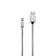 Кабель USB WALKER C590 Micro Magnetic grey TPS-2710000190479