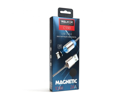 Кабель USB WALKER C590 Type-C Magnetic black