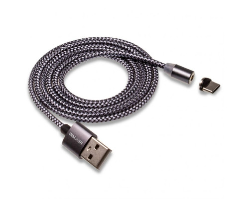Кабель USB WALKER C590 Type-C Magnetic grey