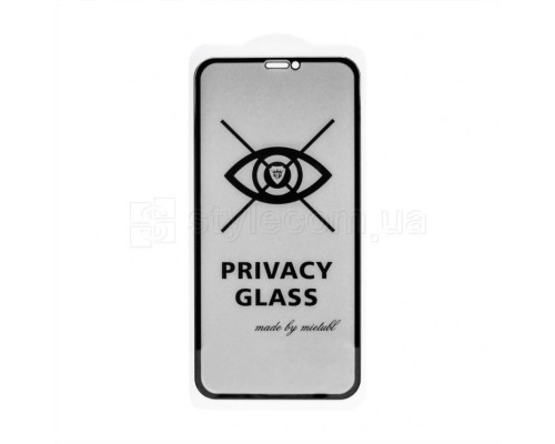 Захисне скло Privacy для Apple iPhone Xr, 11 black TPS-2710000174882