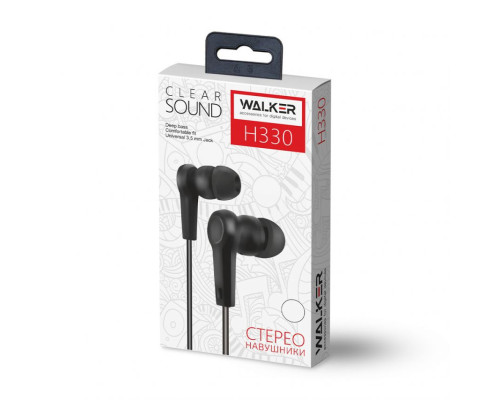 Навушники WALKER H330 black TPS-2710000118206