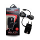 Мережевий зарядний пристрій (адаптер) 2в1 WALKER WH-23 1USB / 2A + Lightning black