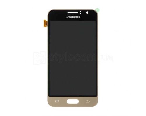 Дисплей (LCD) для Samsung Galaxy J1/J120 (2016) з тачскріном black/gold (TFT) High Quality TPS-2710000117766