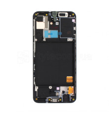 Дисплей (LCD) для Samsung Galaxy A40/A405 (2019) з тачскріном та рамкою black Service Original (GH82-19672A) TPS-2710000180319