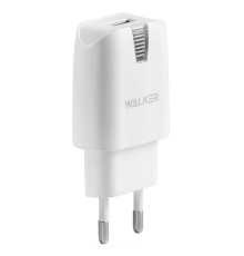 Мережевий зарядний пристрій (адаптер) WALKER WH-11 1USB / 1A white TPS-2710000118855