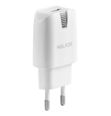 Мережевий зарядний пристрій (адаптер) WALKER WH-11 1USB / 1A white