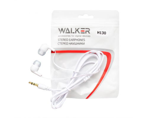 Навушники WALKER H130 white (тех.пак.)