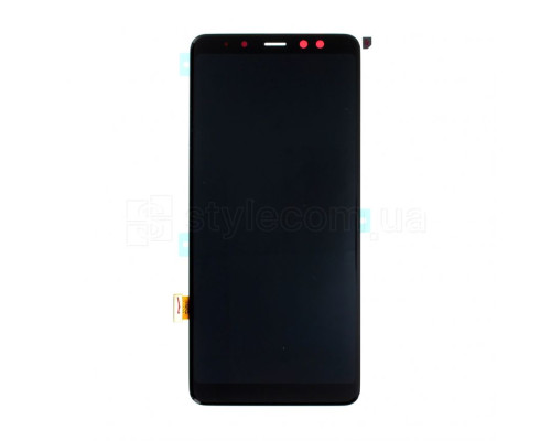 Дисплей (LCD) для Samsung Galaxy A8 Plus/A730 (2018) з тачскріном black Service Original (PN:GH97-21534A) TPS-2710000185598