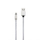 Кабель USB WALKER C590 Micro Magnetic silver TPS-2710000206804