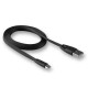 Кабель USB WALKER C320 Micro black TPS-2710000120155