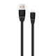 Кабель USB WALKER C320 Micro black TPS-2710000120155