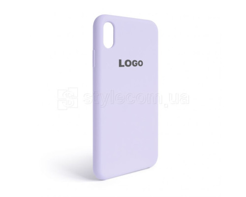 Чохол Original Silicone для Apple iPhone Xs Max lilac (39)