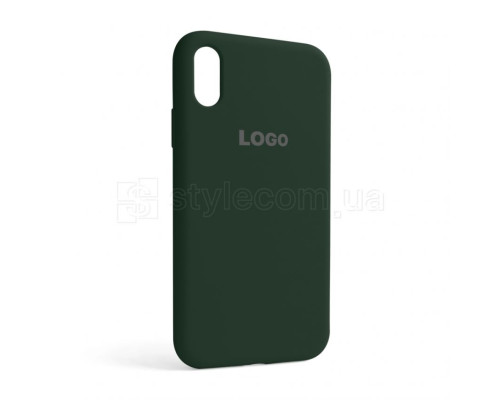 Чохол Full Silicone Case для Apple iPhone Xr atrovirens green (54) TPS-2710000206378