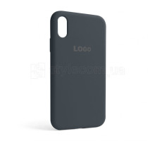 Чохол Full Silicone Case для Apple iPhone Xr dark grey (15) TPS-2710000206408