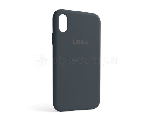 Чохол Full Silicone Case для Apple iPhone Xr dark grey (15) TPS-2710000206408