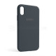 Чохол Full Silicone Case для Apple iPhone Xr dark grey (15) TPS-2710000206408