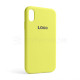 Чохол Full Silicone Case для Apple iPhone Xr flash lime (41) TPS-2710000206415