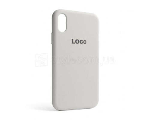 Чохол Full Silicone Case для Apple iPhone Xr stone grey (11)