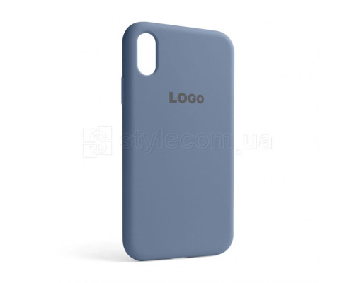 Чохол Full Silicone Case для Apple iPhone Xr lavander grey (28) TPS-2710000206453