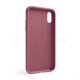 Чохол Full Silicone Case для Apple iPhone Xr maroon (42) TPS-2710000206491