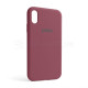 Чохол Full Silicone Case для Apple iPhone Xr maroon (42) TPS-2710000206491