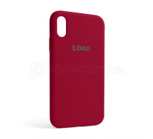 Чохол Full Silicone Case для Apple iPhone Xr rose red (37) TPS-2710000206538