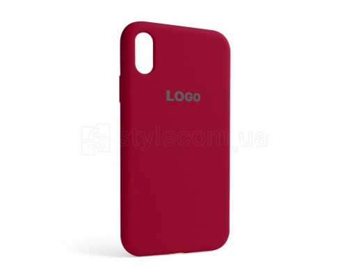 Чохол Full Silicone Case для Apple iPhone Xr rose red (37) TPS-2710000206538