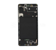 Дисплей (LCD) для Samsung Galaxy A71/A715 (2020) з тачскріном та рамкою black Service Original (PN:GH82-22152A, GH82-22248A) TPS-2710000206620 2710000206620