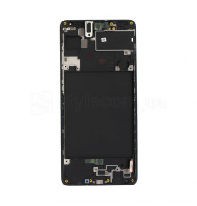 Дисплей (LCD) для Samsung Galaxy A71/A715 (2020) з тачскріном та рамкою black Service Original (PN:GH82-22152A, GH82-22248A) TPS-2710000206620