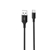 Кабель USB XO NB143 Type-C 2.1A 2м black TPS-2710000208006