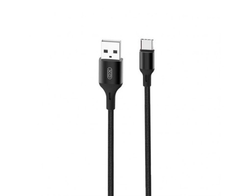 Кабель USB XO NB143 Type-C 2.1A 2м black TPS-2710000208006