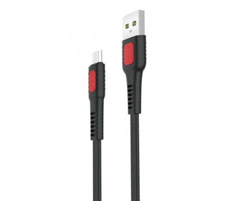 Кабель USB XO NB151 Micro 2.4A black