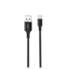 Кабель USB XO NB143 Lightning 2.1A black TPS-2710000207948