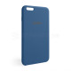 Чохол Original Silicone для Apple iPhone 6 Plus, 6s Plus navy blue (20)
