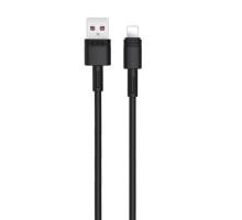 Кабель USB XO NB-Q166 Lightning Quick Charge 5A black TPS-2710000207610
