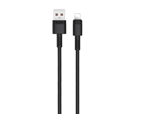 Кабель USB XO NB-Q166 Lightning Quick Charge 5A black TPS-2710000207610
