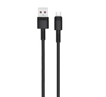 Кабель USB XO NB-Q166 Micro Quick Charge 5A black TPS-2710000207627
