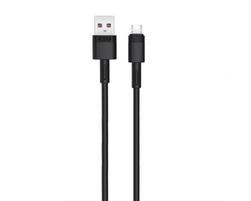 Кабель USB XO NB-Q166 Micro Quick Charge 5A black TPS-2710000207627