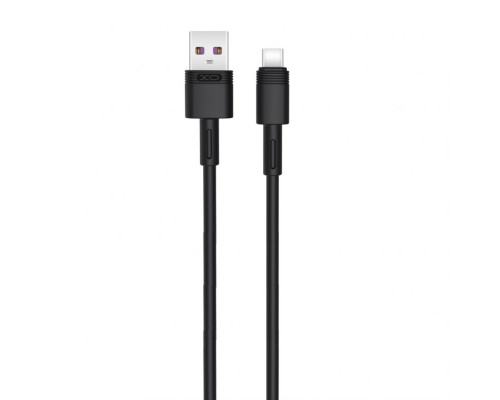 Кабель USB XO NB-Q166 Type-C Quick Charge 5A black TPS-2710000207634