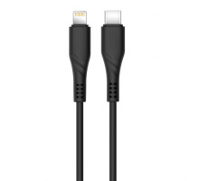 Кабель USB XO NB123 Type-C to Lightning PD Quick Charge 2A black TPS-2710000207658