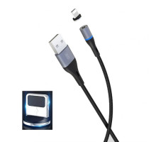 Кабель USB XO NB125 Lightning Magnetic 2A black TPS-2710000207665