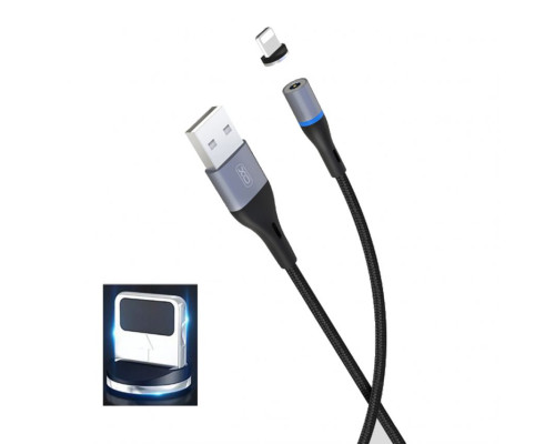 Кабель USB XO NB125 Lightning Magnetic 2A black