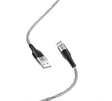 Кабель USB XO NB158 Lightning 2.4A grey TPS-2710000207733