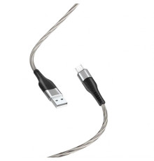 Кабель USB XO NB158 Micro 2.4A grey