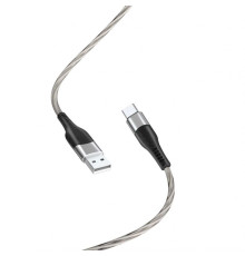 Кабель USB XO NB158 Type-C 2.4A grey