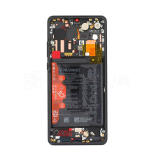 Дисплей (LCD) для Huawei P30 Pro 02352PBT з тачскріном та рамкою black Service Original Full (battery+buzzer+speaker+mic+flats) TPS-2710000208976