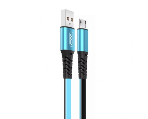 Кабель USB XO NB154 Micro 2A blue TPS-2710000208051