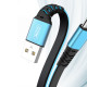 Кабель USB XO NB154 Lightning 2A blue TPS-2710000208044