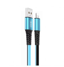 Кабель USB XO NB154 Lightning 2A blue TPS-2710000208044