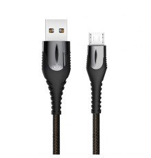 Кабель USB XO NB138 Micro Quick Charge 2.4A black TPS-2710000208082